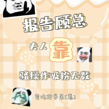 报告顾总，夫人靠骚操作吸粉无数